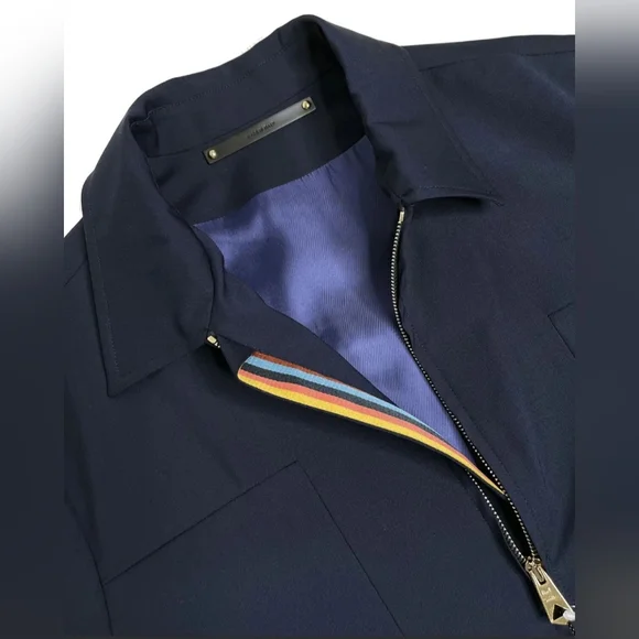 Paul Smith Wool Zip Blouson Jacket - sz. XL